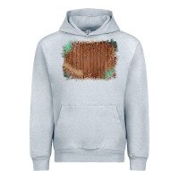 Heather Grey Wood Glitter Leopard Pattern Frame Urban Hoodie - Bettercallsaul