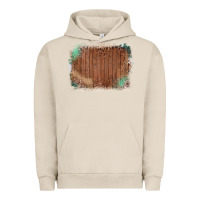Pigment French Oak Wood Glitter Leopard Pattern Frame Urban Hoodie - Bettercallsaul