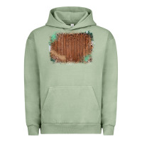 Pigment Oil Green Wood Glitter Leopard Pattern Frame Urban Hoodie - Bettercallsaul