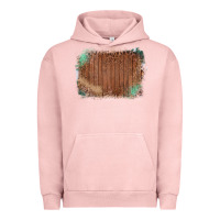 Pigment Salmon Wood Glitter Leopard Pattern Frame Urban Hoodie - Bettercallsaul
