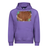 Tulip Wood Glitter Leopard Pattern Frame Urban Hoodie - Bettercallsaul