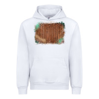 White Wood Glitter Leopard Pattern Frame Urban Hoodie - Bettercallsaul