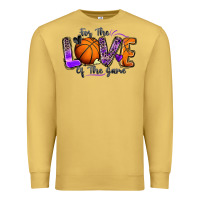 Antique Gold for the love of the game basketball Premium Sweatshirt - Zillion Design Studio