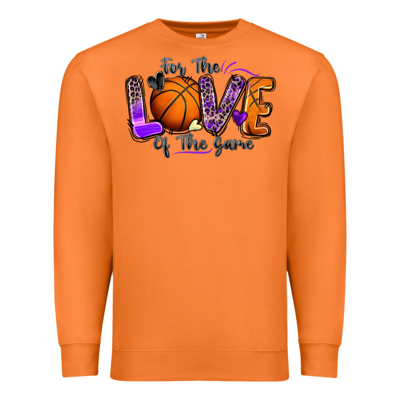 For The Love Of The Game Basketball Premium Sweatshirt by Zillion Design Studio | Teevron