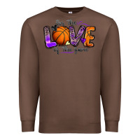 Chestnut for the love of the game basketball Premium Sweatshirt - Zillion Design Studio