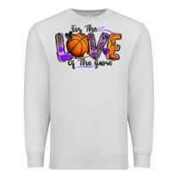 Dove Grey for the love of the game basketball Premium Sweatshirt - Zillion Design Studio