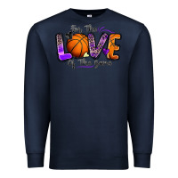 Navy for the love of the game basketball Premium Sweatshirt - Zillion Design Studio