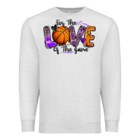 Oatmeal Heather for the love of the game basketball Premium Sweatshirt - Zillion Design Studio