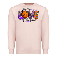Pale Pink for the love of the game basketball Premium Sweatshirt - Zillion Design Studio