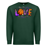 Sports Green for the love of the game basketball Premium Sweatshirt - Zillion Design Studio