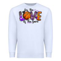 White for the love of the game basketball Premium Sweatshirt - Zillion Design Studio