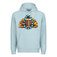 Blue Mist football gemstone sunflower Premium Hoodie - JahusDesignShop