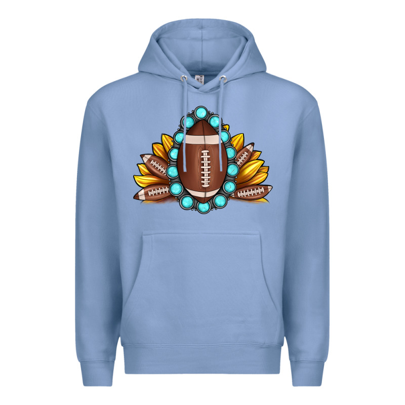 Football Gemstone Sunflower Premium Hoodie by JahusDesignShop | Teevron