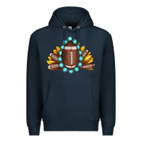 Navy football gemstone sunflower Premium Hoodie - JahusDesignShop