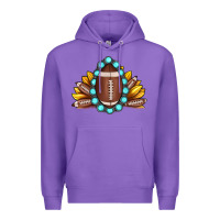Purple football gemstone sunflower Premium Hoodie - JahusDesignShop