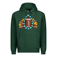 Sports Green football gemstone sunflower Premium Hoodie - JahusDesignShop