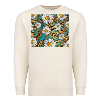 Sandshell Leopard And Tiger Daisy Premium Sweatshirt - RanaPortraitStore