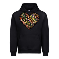 Black pride leopard heart Urban Hoodie - JahusDesignShop
