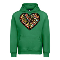 Emerald pride leopard heart Urban Hoodie - JahusDesignShop