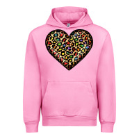 Fuchsia Pink pride leopard heart Urban Hoodie - JahusDesignShop