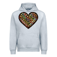 Heather Grey pride leopard heart Urban Hoodie - JahusDesignShop