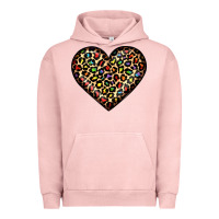 Pride Leopard Heart Urban Hoodie | Teevron