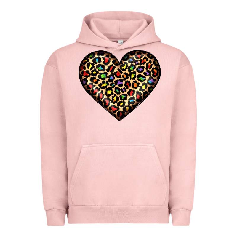 Pride Leopard Heart Urban Hoodie by JahusDesignShop | Teevron