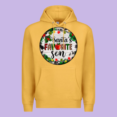 Christmas  Cookie And Light Santas Favorite   Son Premium Hoodie Designed By Adodesignshop