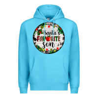 Ocean Blue christmas  cookie and light santas favorite   son Premium Hoodie - AdoDesignShop