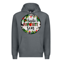 Rock christmas  cookie and light santas favorite   son Premium Hoodie - AdoDesignShop