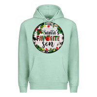 Seafoam christmas  cookie and light santas favorite   son Premium Hoodie - AdoDesignShop