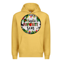 Antique Gold christmas  cookie and light santas favorite   son Premium Hoodie - AdoDesignShop