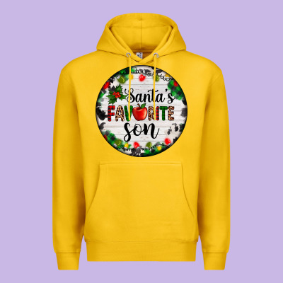 Christmas  Cookie And Light Santas Favorite   Son Premium Hoodie Designed By Adodesignshop