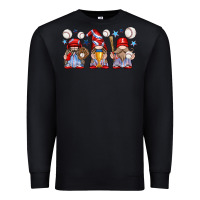 Black baseball gnome Premium Sweatshirt - texasbilliewilder