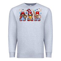 Heather Grey baseball gnome Premium Sweatshirt - texasbilliewilder