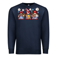 Navy baseball gnome Premium Sweatshirt - texasbilliewilder