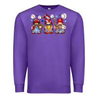 Purple baseball gnome Premium Sweatshirt - texasbilliewilder