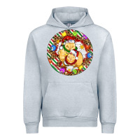 Heather Grey Christmas chick Urban Hoodie - Artiststas