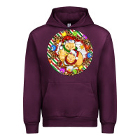 Mauve Wine Christmas chick Urban Hoodie - Artiststas