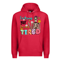 Cardinal im trying but im very tired Premium Hoodie - Artiststas
