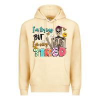 Pina Colada im trying but im very tired Premium Hoodie - Artiststas