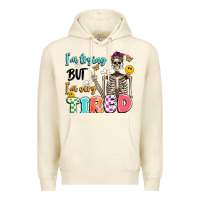 Sandshell im trying but im very tired Premium Hoodie - Artiststas