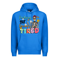 True Royal im trying but im very tired Premium Hoodie - Artiststas