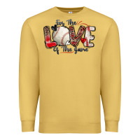 Antique Gold for the love of the game baseball Premium Sweatshirt - Zillion Design Studio