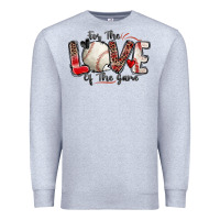 Heather Grey for the love of the game baseball Premium Sweatshirt - Zillion Design Studio