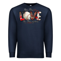 Navy for the love of the game baseball Premium Sweatshirt - Zillion Design Studio