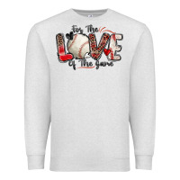 Oatmeal Heather for the love of the game baseball Premium Sweatshirt - Zillion Design Studio