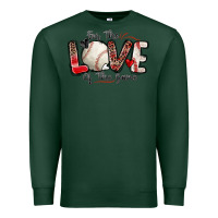 Sports Green for the love of the game baseball Premium Sweatshirt - Zillion Design Studio