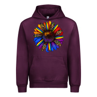 Mauve Wine pride sunflower Urban Hoodie - JahusDesignShop