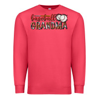 Cardinal baseball grandma with leopard Premium Sweatshirt - texasbilliewilder